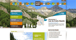 Desktop Screenshot of lus-la-croix-haute.com